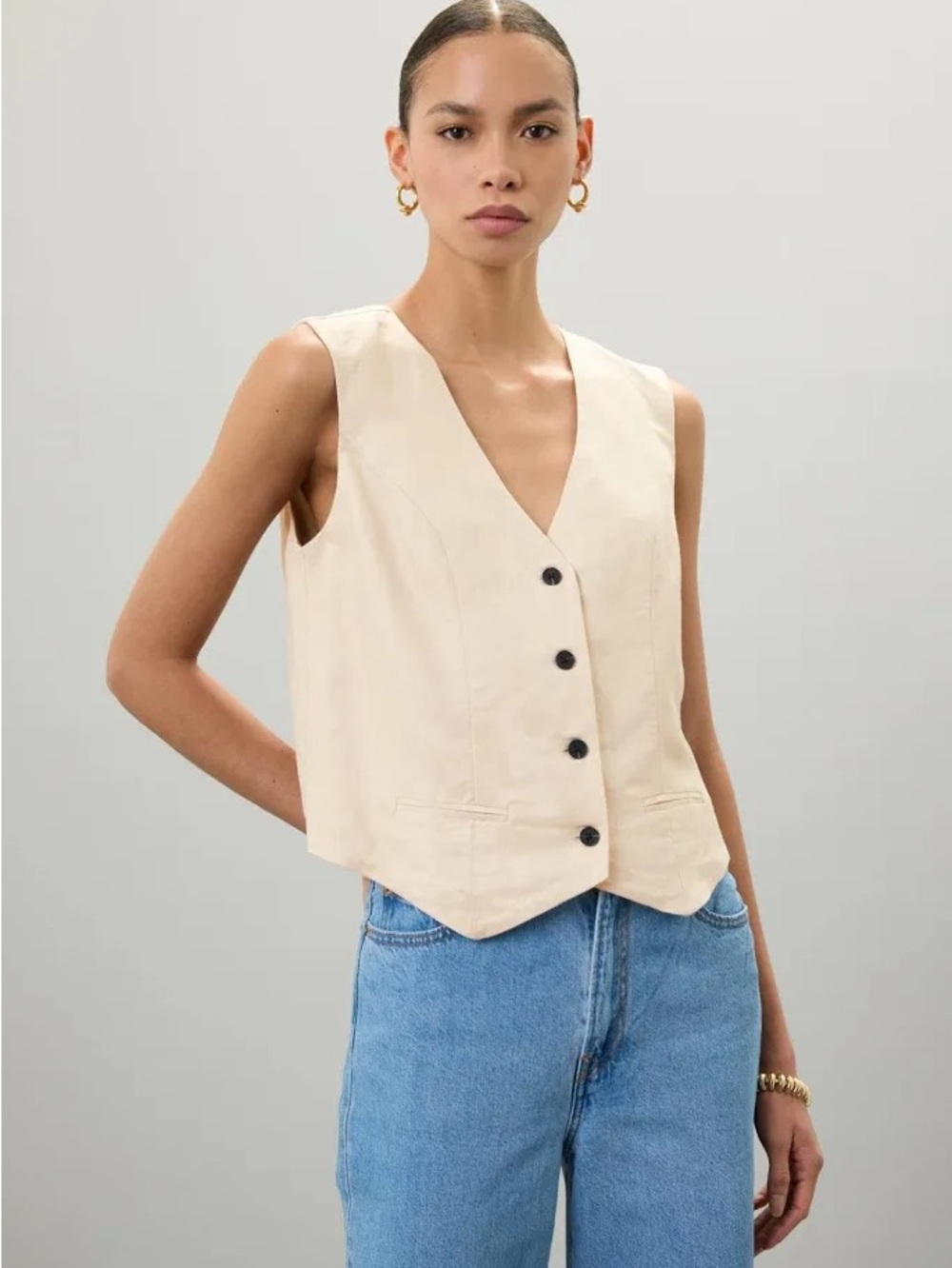 Love, Whit by Whitney Port - Beige Vest